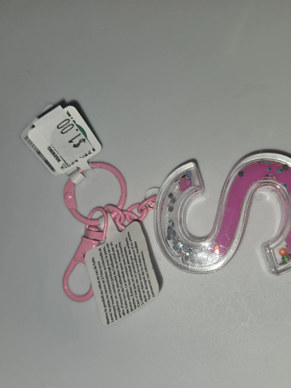 5 Key Initials Keychains